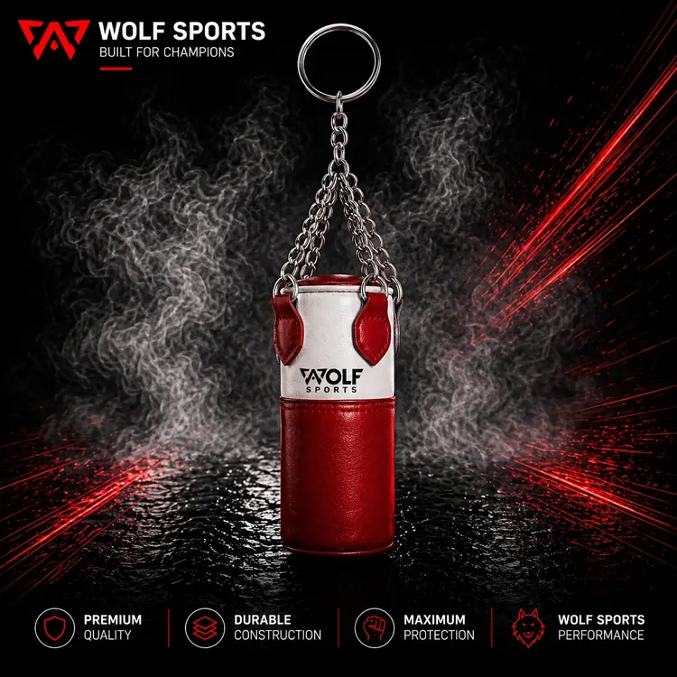 Mini Punching Bag Key Chain WF-B-264 - Wolf Sports